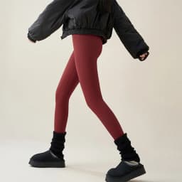New Red Sharkskin Pants Women Winter Thicken Fleece Lined Warm Leggings Large Size Tight Elasticity Plus Velvet Yoga Leggings