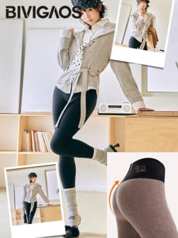 BIVIGAOS New Autumn Winter Cashmere Matte Sharkskin Leggings Women High Waist Tight Fitting Sexy Slim Velvet Warm Leggings