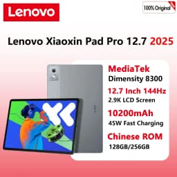Original Lenovo Xiaoxin Pad Pro 12.7 2025 Pads MTK Dimensity 8300 144Hz 128GB 256GB 10200mAh 45W Charging GPS Android Tablet PC