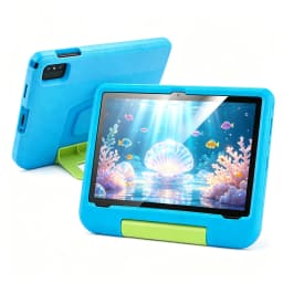 Paitanry Children Tablet 10 Inch Kids Tablet Android WiFi Tablet with Cartoon Shockproof Case Educational Game Video Tablet