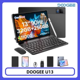 DOOGEE U13 Tablet PC Android 16 13'' FHD+ Screen 32GB RAM 256GB ROM 11000mAh Large Battery 7.5mm Ultra-thin Gemini AI Smart Pad