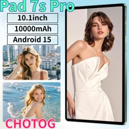 CHOTOG New Pad 7s Pro 22GB+2TB Children's Tablets 5G Dual SIM Tablet 10.1 Inch Tablet Android 15 Global Version Tab With Original 10000mAh Tab PC