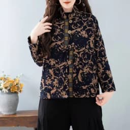Hot Autumn Winter Arts Style Women Long Sleeve Vintage Short Coat Patchwork Cotton M-5XL Linen Single Breasted Thicken Jackets