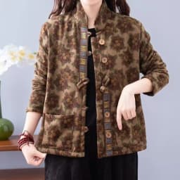 Hot Autumn Winter Arts Style Women Long Sleeve Vintage Short Coat Patchwork Cotton M-5XL Linen Single Breasted Thicken Jackets