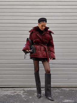 Reflective Fabric Hooded Cotton Jacket Woman Lace up Solid Color Loose Zipper Casual Coats Street Chic Women's New Warm Jackets