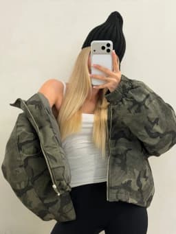 Street Printed Women's Thicken Coats Fashion Hooded Zipper Camouflage Thick Jacket Lady 2026 Autumn Winter Female Street Tops