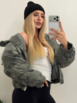Street Printed Women's Thicken Coats Fashion Hooded Zipper Camouflage Thick Jacket Lady 2026 Autumn Winter Female Street Tops