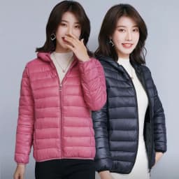 Lightweight Thin Loose Hooded Parkas Women Autumn Winter Basic Zipper Up Down Cotton Jackets Woman Long Sleeve Warm Short Parkas