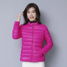 Lightweight Thin Loose Hooded Parkas Women Autumn Winter Basic Zipper Up Down Cotton Jackets Woman Long Sleeve Warm Short Parkas