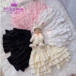 Mikumn Harajuku Japanese Lolita Kawaii Jk Bloomers Women Sweet Lace Ruffles Cotton Pumpkin Pants Y2k Girls Cute Shorts Skirts