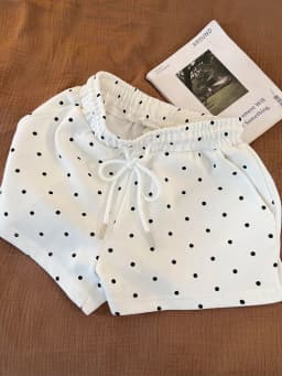 Summer Dot Sweet Shorts Women Loose Fashion Preppy Style Cute Shorts Casual High Waist Lace Up Chic Female Pockets Kawaii Shorts