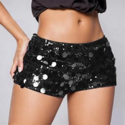 Fashion Sequin Hot Pants Sexy Low Waist Skinny Booty Shorts For Women Summer Chic Bottoms Sparkly Glitter Mini Shorts шорты