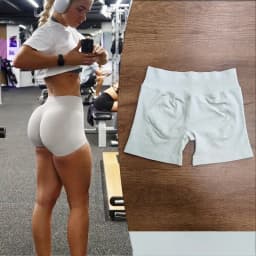 Women's Low-Rise Yoga Pants Three-quarter Length Shorts Tummy Control Workout Leggings Gym Fitness Running Seamless Tights
