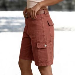 High Waist Pocket Shorts Distressed with Streetwear Retro Pockets Straight Leg Washed Finish No Stretch Summer Wash Women Shorts