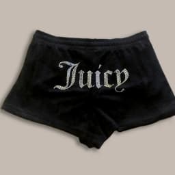 ropean and American hip-hop casual shorts Y2K shorts Harajuku rhinestone letter print fashionable retro sports pant New Women