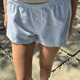 Women Elastic Summer Shorts Casual Striped Print Patchwork Loose Short Pants for Vacation Beach Club Streetwear