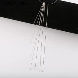 50pcs Various Lengths Of Elongated Metal Beading Needles For Jewelry Making Tools Threading Cord Tool