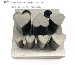 Jewelers Disc Cutter 26 Punch Set Metal Mold Cutting Punching A-Z Shape