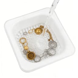 NIUPIKA Ultrasonic Cleaning Basket for Jewelry, Universal Container for Metal, Brass, Golden, Silver Cleaner