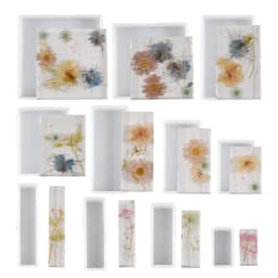 Crystal UV Epoxy Square Rectangular Mold Silicone High Mirror Cubes Handmade Jewelry Making Tool Decoration Craft Display