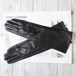 Women's Long Sheepskin Gloves With Colorful Leather and Thick Velvet Lining For Warmth and Winter Cold Protection Gloves