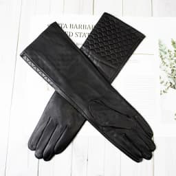 Women's Long Sheepskin Gloves With Colorful Leather and Thick Velvet Lining For Warmth and Winter Cold Protection Gloves