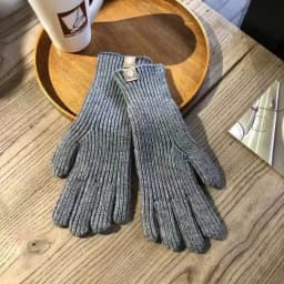 Fashion Touch Screen Knitted Gloves Women Winter Gloves Warm Riding Solid Fluffy Work Harajuku Kawaii Mittens