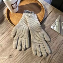 Fashion Touch Screen Knitted Gloves Women Winter Gloves Warm Riding Solid Fluffy Work Harajuku Kawaii Mittens