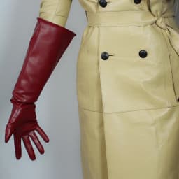 Men's Cosplay GLOVES in Burgundy Oversized PUFF SLEEVES 50cm Over Elbow Long Wide Balloon Large Evening Opera Fashion Glove