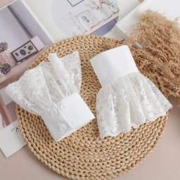 Lace Cuffs White Detachable Fake Sleeves Wedding Bridal Gowns Accessories Sweater Cuff Halloween Costume Cosplay Accessories