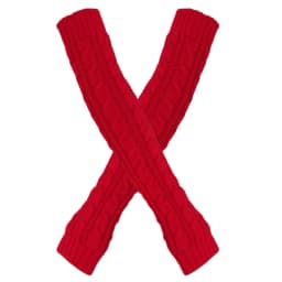 Women Knitted Gloves Winter Long Arm Warmers Cover Sleeves Fingerless Half Finger Mittens Solid Soft Gloves Wool Twisting Cuffs