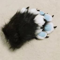Claw Gloves Finished Furry Costume Plush Hand Covers Animal Paw Themed Cosplay Props in Stock Self Designed