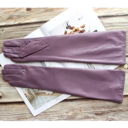 Bickmods Women's New Long Color Leather Gloves Fashionable Straight Style Velvet Lining To Keep Warm In Winter