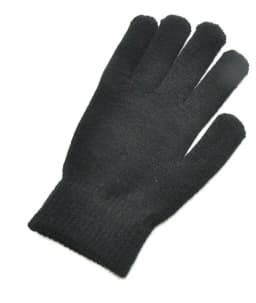 Winter Knitted Plush Gloves Women Men Autumn Thickened Solid Color Full Finger Mittens Hand Warmer Gloves Couple Cycling Gloves