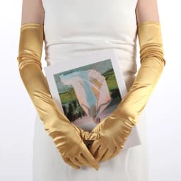 Women Quality Fashion Satin Gloves Adult Black White Burgundy Opera Stretch Finger Long Gloves Evening Party Prom Costume Mitten