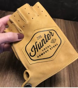 Driving Mens/Women Racing Bike Knight Leather Motorcycle Spring Summer Half-finger Retro Gloves Motorbike Cowhide Vintage Gloves