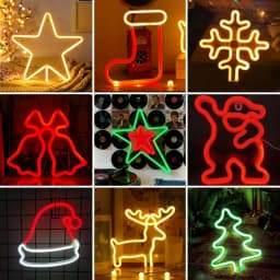 1PC LED Indoor Neon Light Sign Customizable for Christmas Birthday Parties Bedrooms Weddings Bars Clubs Home Decor
