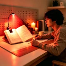 Rechargeable Clip Book Light Gift with Red Warm White Pink 3 Lighting Modes Flexible Gooseneck Eye-Care Clip Lamp Bedroom