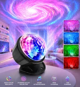 LED Starry Sky USB Galaxy Projector Light with Remote Control and RGB Lighting (7 Modes) – Ideal for Home Bedrooms, Game Rooms,