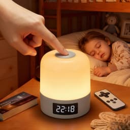 Touch Night Light Rechargeable 3 Color Wireless Baby's Room Bedside Lamp USB LED Night Light Ambient Soft Light For Kids Gift