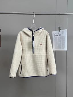 Thickened Fleece Hoodie Couple Warm Clothes Winter Atmosphere Sense Fashion Casual Dopaamine Clothing Polyester Fiber Long Sl...