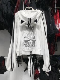 Vintage Cute Cat Skull Graphic Grunge Jacket Women Y2k Aesthetic Zipper Hoodies Harajuku Patchwork Casual Sweatshirt Streetwear