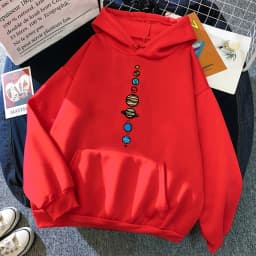 Planets Colour Creativity Funny Hoody Women Fashion Harajuku Streetwear Casual Soft Hoodies Oversize Loose Fleece Hoody Womens