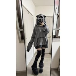 American Gothic Y2k Hoodies Jackets Women Vintage Zipper Striped Cat Ear Hooded Coats Subclture Rivet Print Fashion Sweatshirts