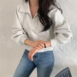 Fashion Simple Sweatshirt Women Casual Turn Down Collar Loose Autumn Pullover Office Lady All Match Long Sleeve Solid Tops New