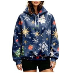 Women Fall And Winter Hoodie With Pet Pouch Oversized Pocket Colorful Print Sweatshirt For Dogs And Cats Womens Hoodie Zip up