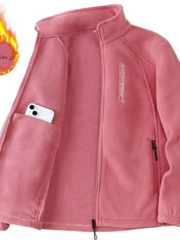 Loose Zipper Open Cardigan Sweatshirt for Middle-Aged And Elderly Large Size Mommy Style Fashionable Comfortable Polyester