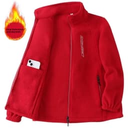 Loose Zipper Open Cardigan Sweatshirt for Middle-Aged And Elderly Large Size Mommy Style Fashionable Comfortable Polyester