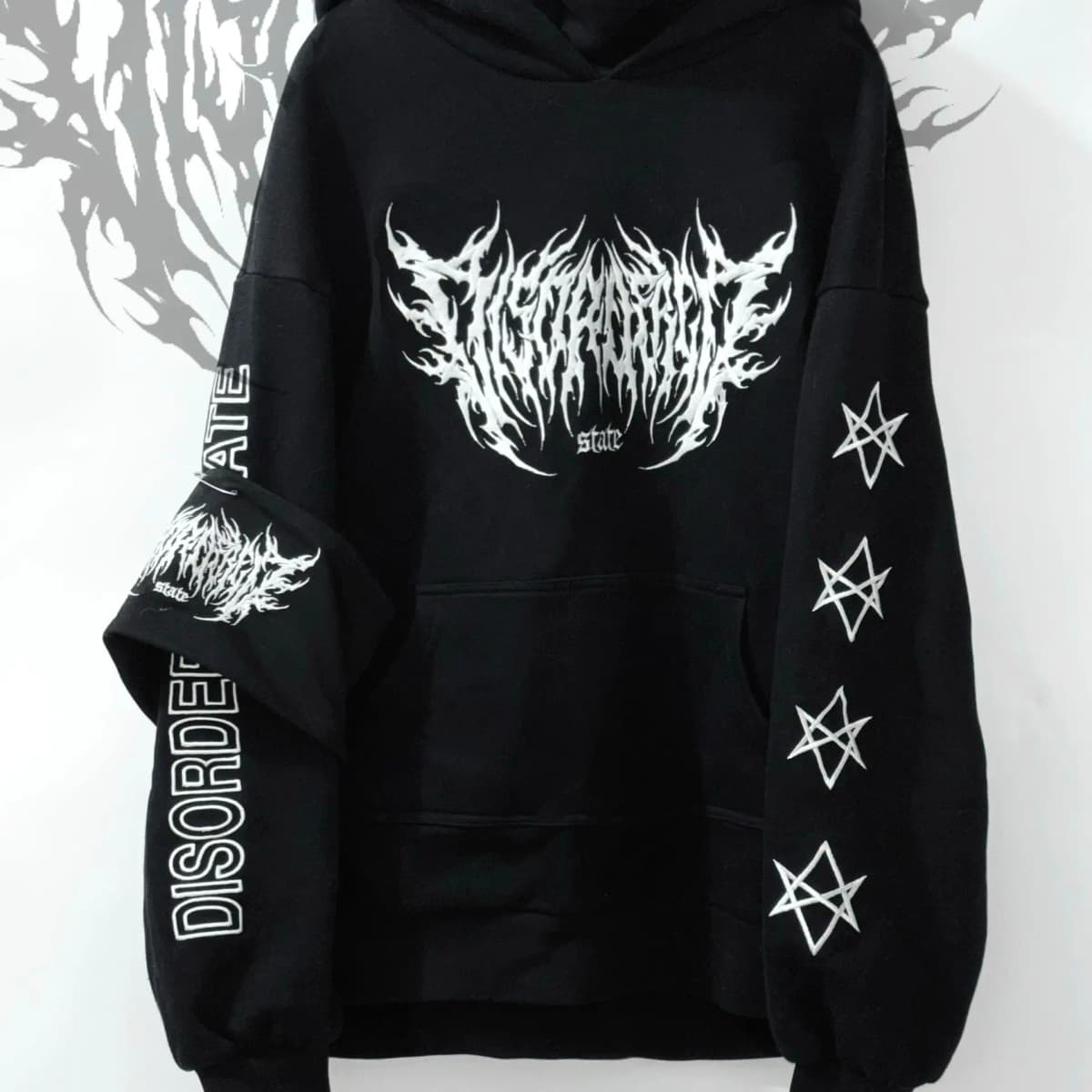 Y2k 2000s Hoodies Women Streetwear Sweatshirts Oversized Tops Casual Vintage Punk Hoodie Hooded Print Hip-hop Japanese Clothes