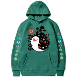 Hu Tao Zhongli Vintage Streetwear Wanderer Faruzan Nahida Xiao Cartoon Gothic Sweatshirt Genshin Impact Korean Style Y2k Hoodies